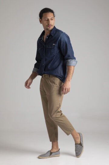 Regular fit chino trousers - New Denim